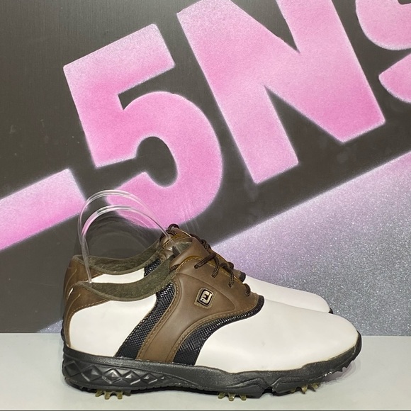 FootJoy Other - FootJoy Kids Classic Brown and White Golf Shoes